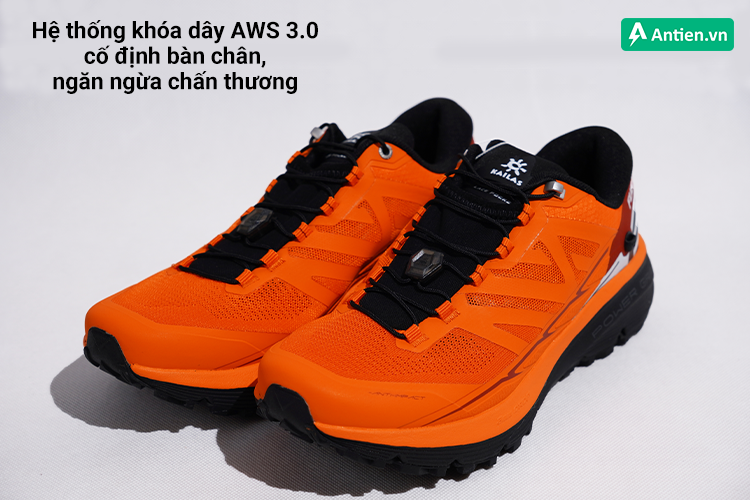 Hệ thống khóa dây AWS 3.0 cố định bàn chân và ngăn ngừa chấn thương