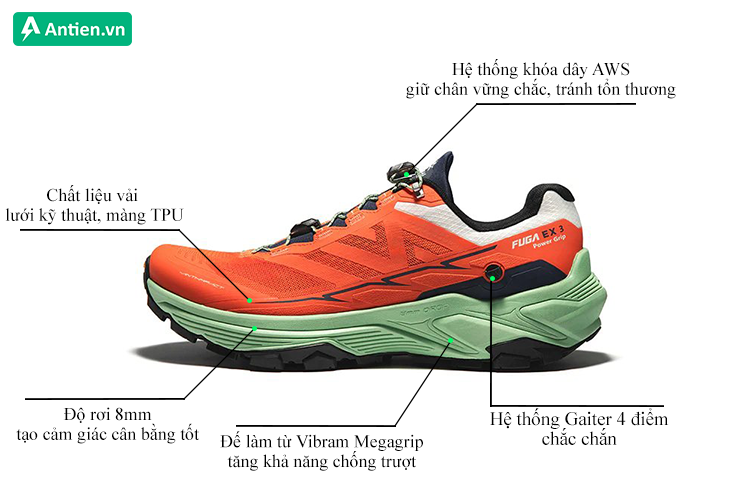 Chất liệu giày bảo vệ chân khỏi chấn thương