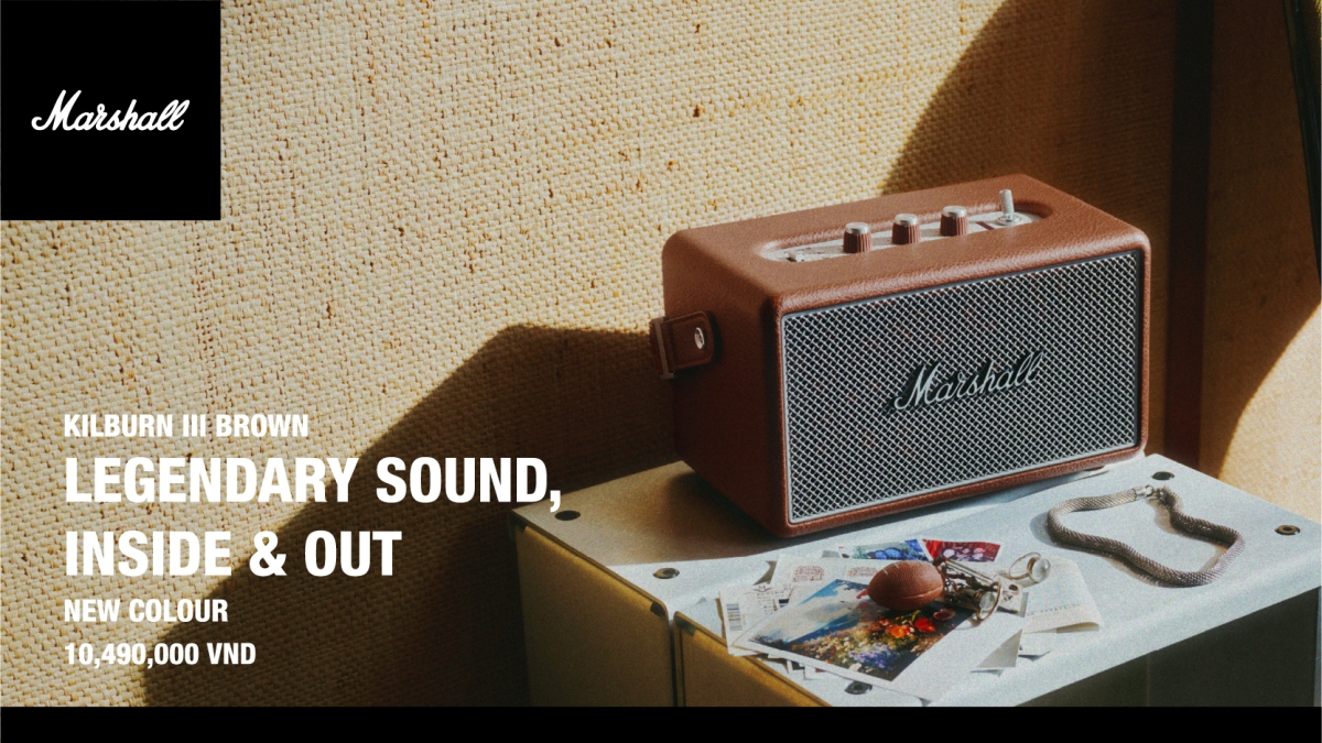 Marshall Kilburn III màu Nâu giới hạn chính thức mở bán tại Việt Nam