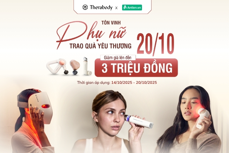 Tôn vinh phái đẹp - Trao tặng yêu thương cùng Therabody