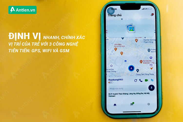 S3 sử dụng bộ 3 công nghệ định vị tiên tiến cho khả năng xác định nhanh vị trí của trẻ
