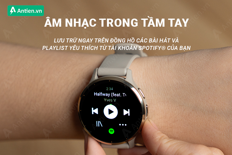 Thư giãn với âm nhạc mọi lúc ngay trên cổ tay mà không cần mang theo điện thoại