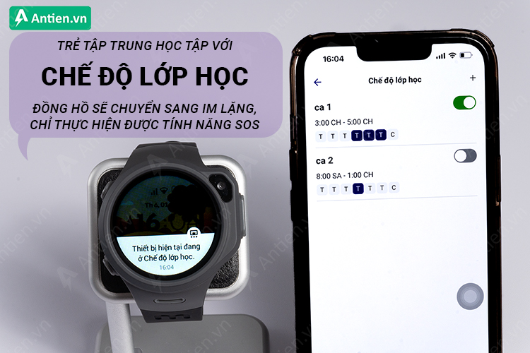 Trẻ hoàn toàn tập trung với chế độ lớp học