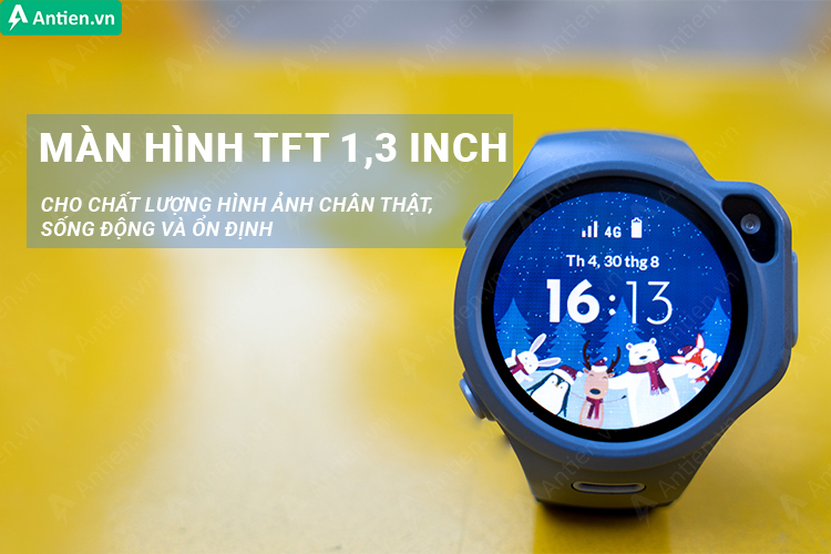 Màn hình TFT cho hình ảnh hiển thị sống động, ổn định trong mọi môi trường