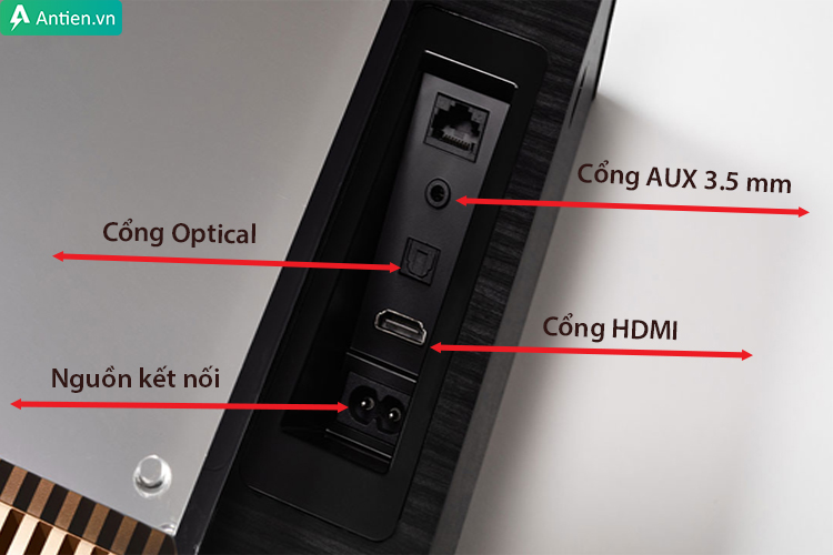 Loa Naim Muso Bentley trang bị cổng kết nối đa dạng