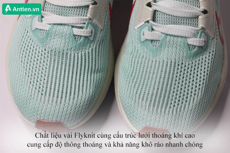 Chất vải cung cập độ thoáng mát và khô ráo nhanh