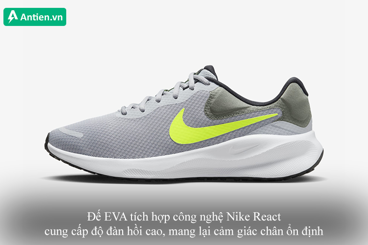 Đế EVA cung cấp độ đàn hồi cùng cảm giác chân tốt