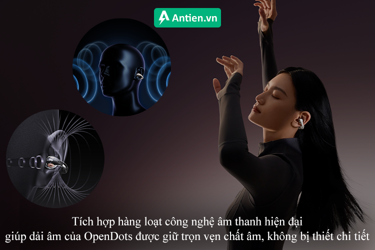 Âm thanh sống động, chi tiết