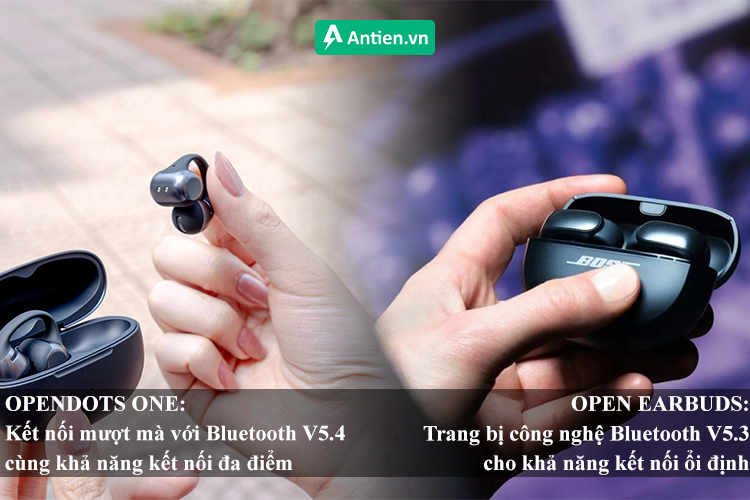 OpenDots One mang lại khả năng kết nối đa dụng hơn so với Open Earbuds