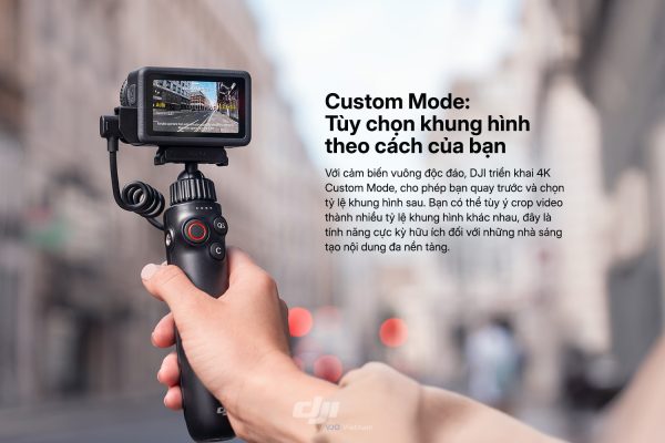 DJI Osmo Action 6 linh hoạt hơn với chế độ 4K Custom Mode