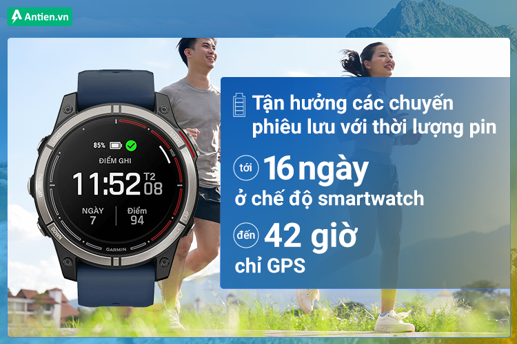 Thoả sức khám phá mọi hành trình với viên pin khủng