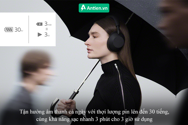 Tận hưởng âm nhạc cả ngày với thời lượng pin siêu trâu