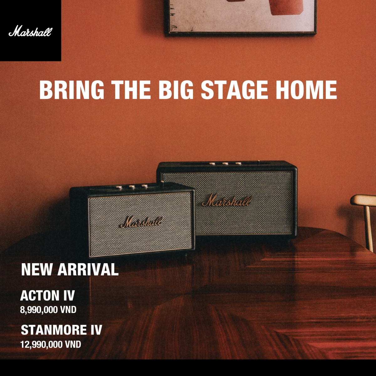So sánh loa Marshall Acton IV và Marshall Stanmore IV