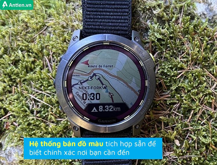 Bản đồ tích hợp sẵn giúp bạn định vị hiệu quả hơn