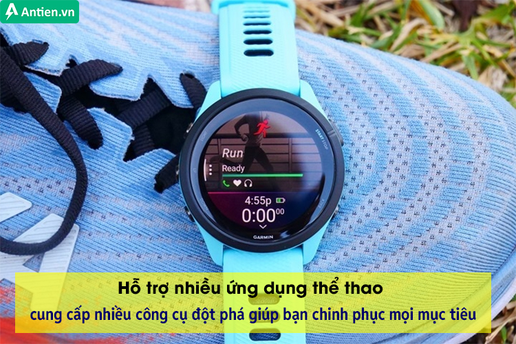 FR265 trang bị nhiều tính năng thể thao nâng cao, nhằm giúp bạn thiết lập PR mới