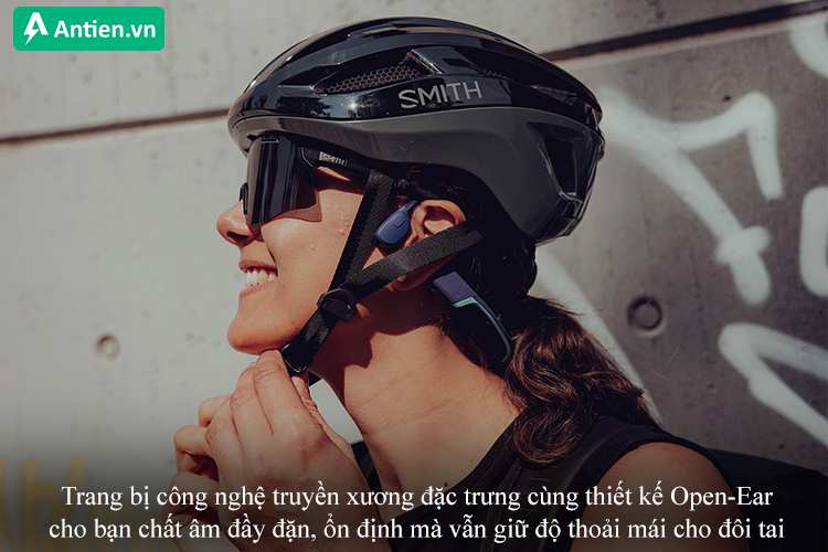 Mang đến chất âm ổn định mà thoải mái với công nghệ truyền xương đặc trưng