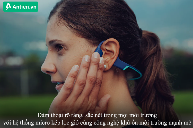 Đàm thoại rõ nét với hệ thống micro kép khử ồn mạnh mẽ