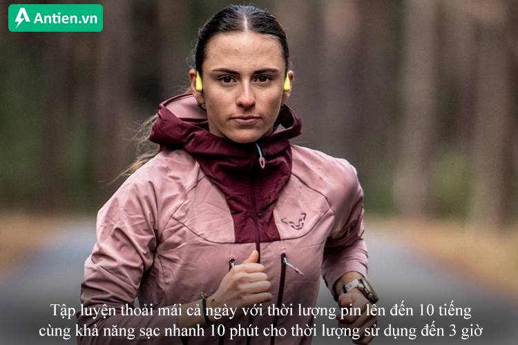 Tận hưởng âm nhạc cả ngày với thời lượng pin ấn tượng