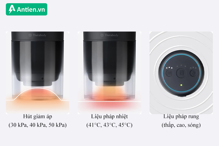 3 liệu pháp giác hơi khác nhau trên TheraCup