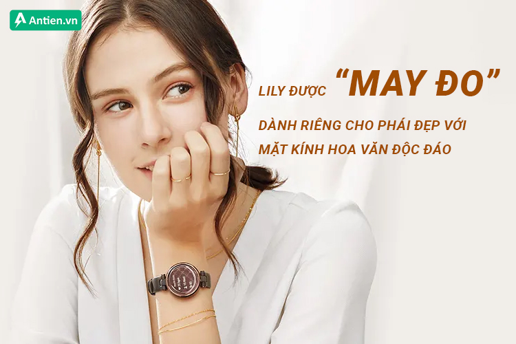 Lily là đồng hồ Garmin đầu tiên được thiết kế dành riêng cho phái đẹp