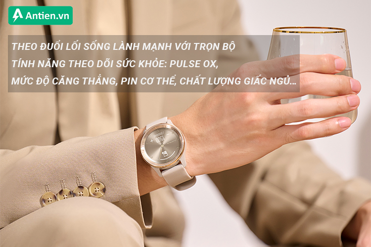 Thấu hiểu cơ thể bạn với hàng loạt tính năng theo dõi sức khỏe tiên tiến 24/7