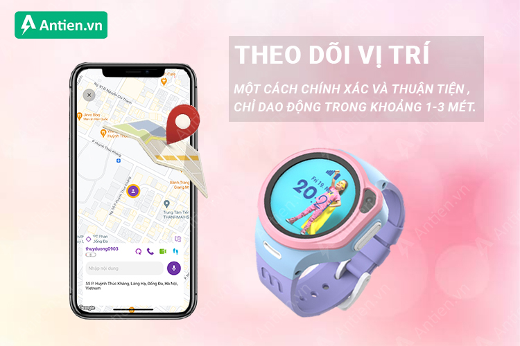 Xác định nhanh và chính xác vị trí của trẻ với bộ 3 công nghệ định vị tiên tiến