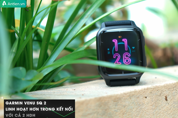 Đồng hồ Venu SQ 2 kết nối với cả 2 hệ điều hành Androi & IOS