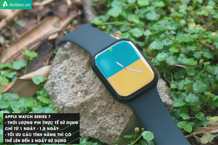 Đồng hồ Apple Watch 7 đem tới thời lượng pin 1,5 ngày sử dụng