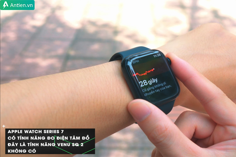 Tính năng đo điện tâm đồ chỉ xuất hiện trên Apple Watch 7