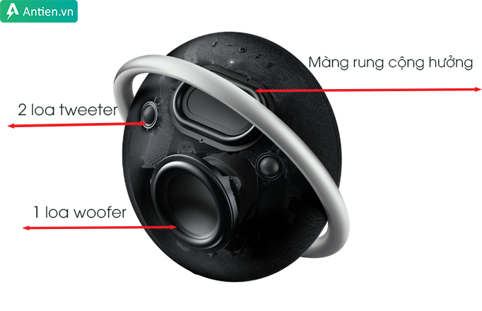 Onyx 8 cải tiến dải bass giúp loa thể hiện các nốt cao sáng hơn