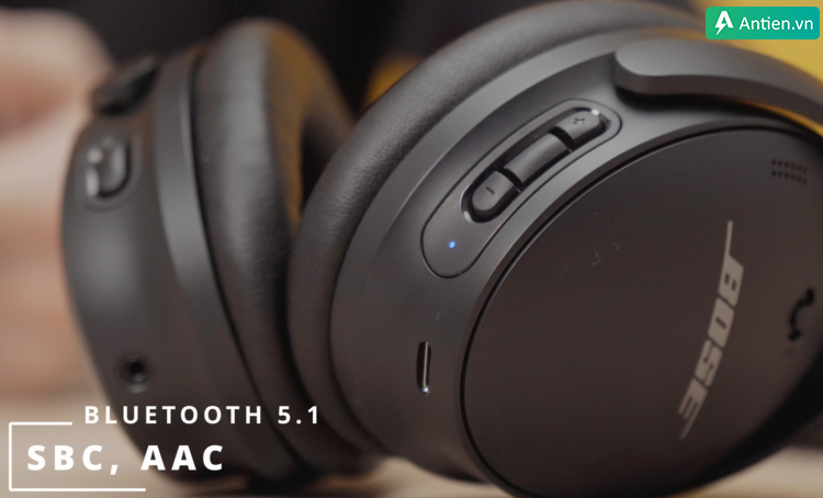 Tai nghe không dây Bose QuietComfort 45 sử dụng bluetooth 5.1