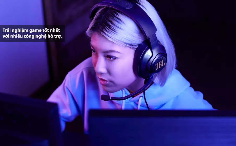 Chất lượng âm thanh của JBL Quantum 400 cho trải nghiệm game tốt nhất