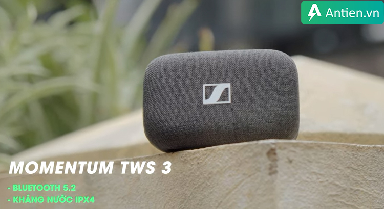 tai nghe Momentum TWS 3 trang bị khả năng chống nước IPX4