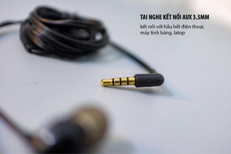 Sony MDR-EX15AP sử dụng Jack cắm Aux 3,5mm