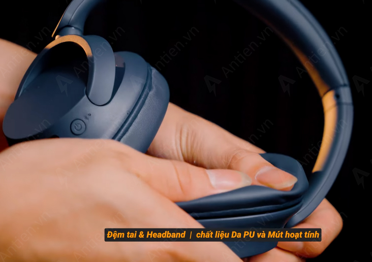 Sony WH-CH720 có Phần đệm pad và đệm headband rất mềm