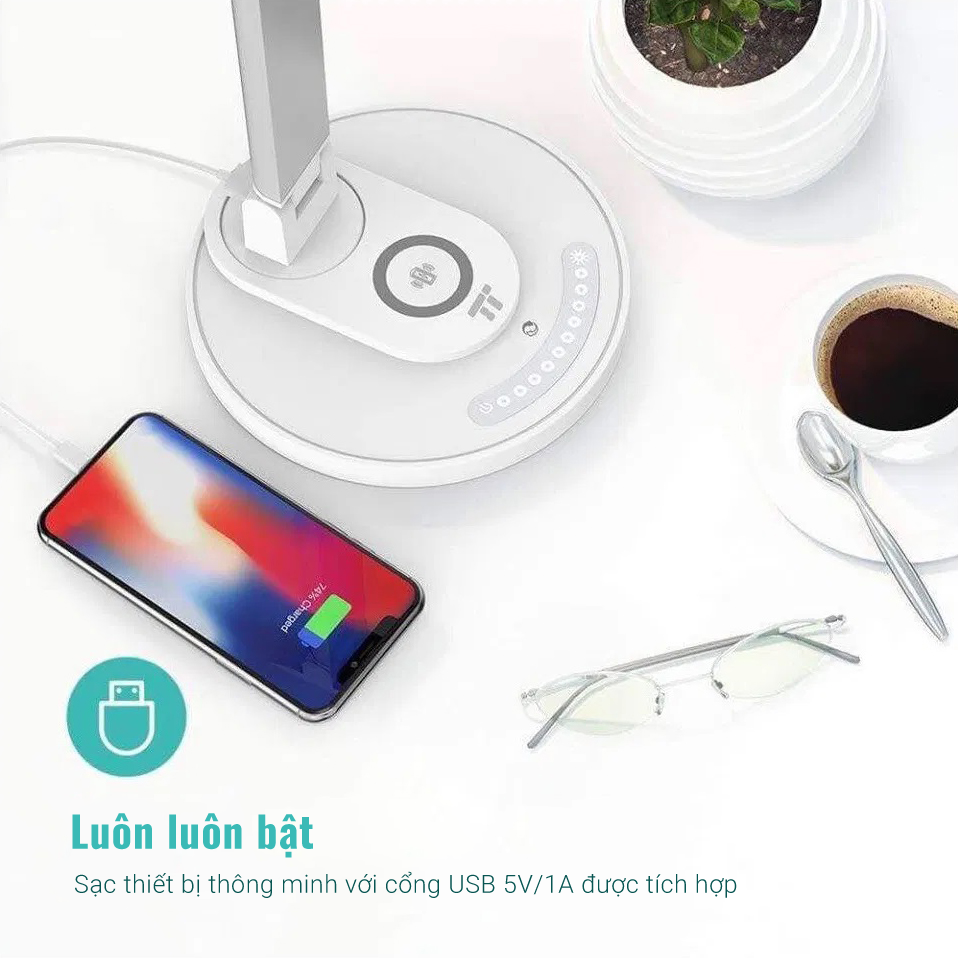 Đèn bàn LED Taotronics TT-DL036 có sạc USB