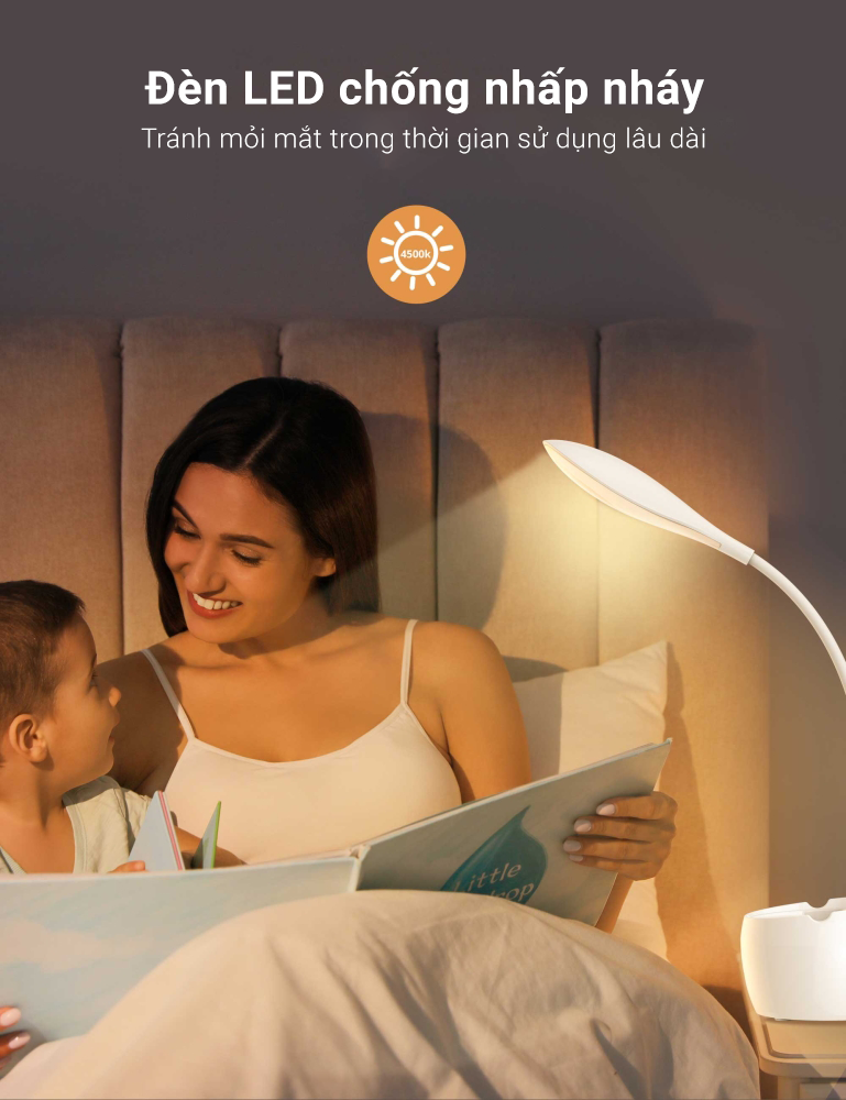 Đèn bàn Taotronics TT-DL1008 chiếu ánh sáng tốt cho mắt
