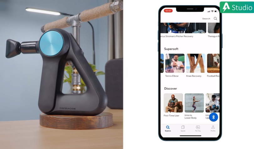 Theragun Pro có App hỗ trợ