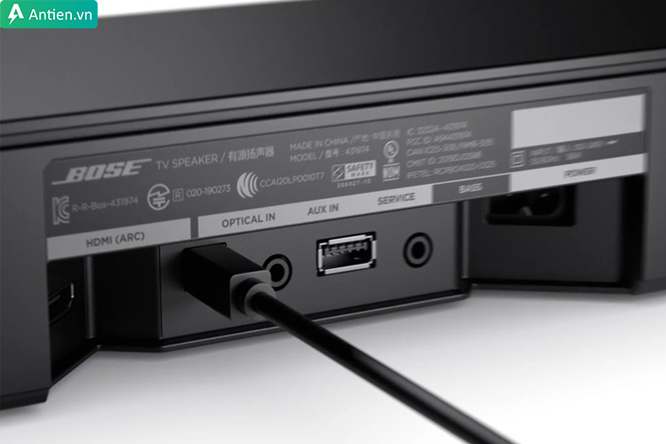 Loa soundbar cho khả năng kết nối đa dạng, tương thích hoàn hảo