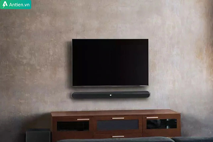 Loa Soundbar cho TV JBL SB450 được thiết kế thanh lịch với các góc bo mềm mại