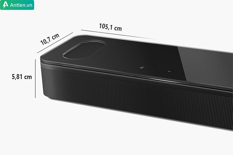 Smart Soundbar 900 hoàn hảo khi đặt dưới TV kích thước 50" hoặc lớn hơn