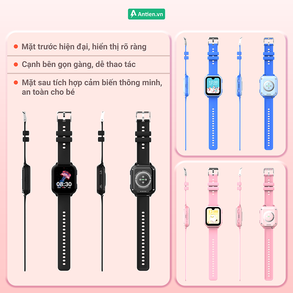 Thiết kế đa dạng phù hợp với mọi loại cổ tay cho trẻ cả nam và nữ