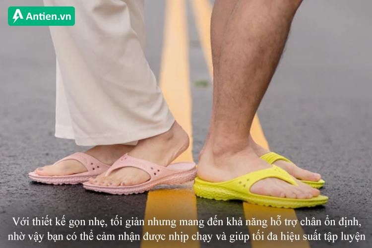 Với khả năng hỗ trợ bàn chân tốt giúp runner tăng cường khả năng và hiệu suất tập luyện