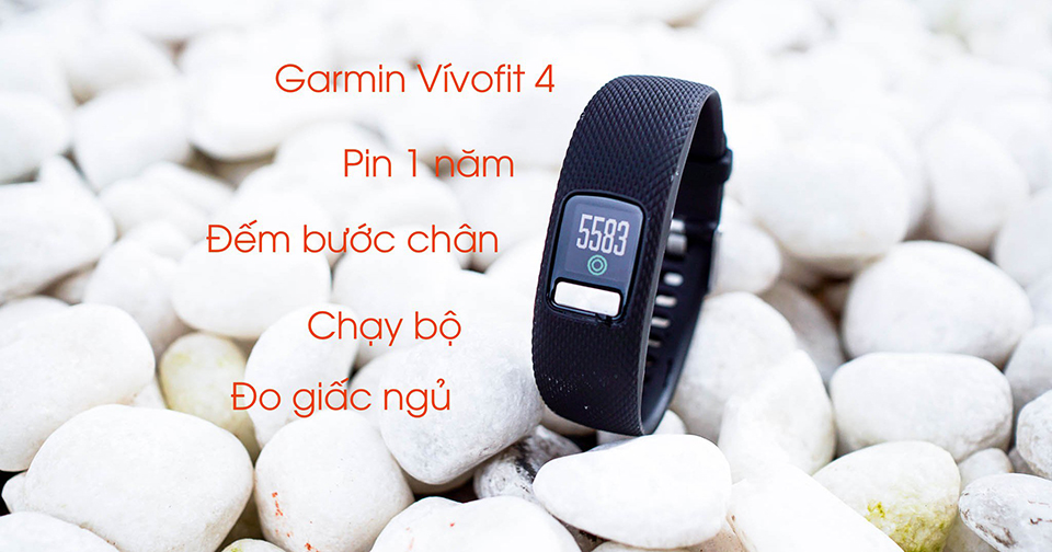 Vòng đeo tay thông minh Gamrin vivofit 4 chống nước tốt nhất