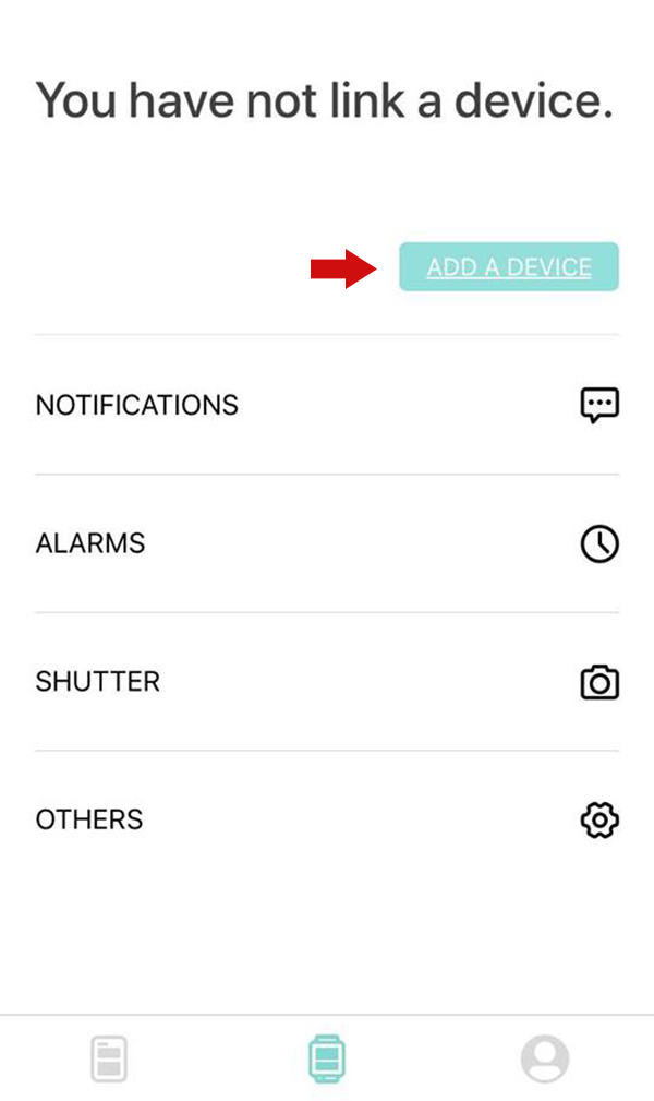 Chọn Add a device để tìm kiếm thiết bị