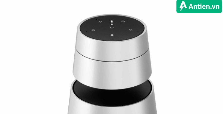 B&O Beosound 1 có một núm nhỏ có mặt cảm ứng để điều chỉnh âm thanh