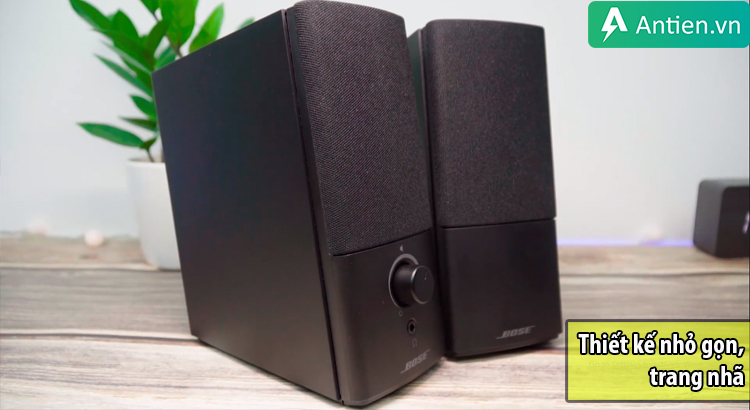 Thiết kế mặt trước của Bose Companion 2 Series III