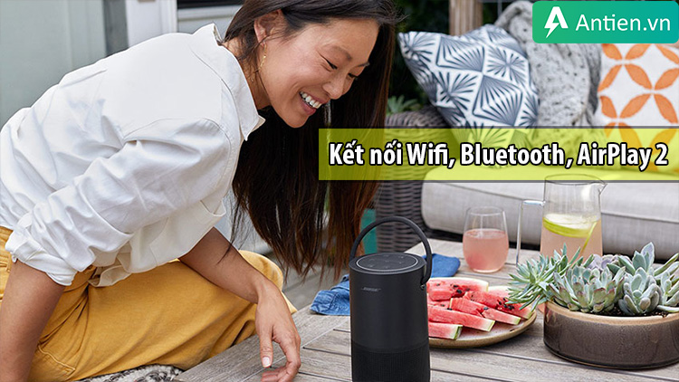 Loa Bose Home Speaker Portable kết nối wifi, bluetooth, AirPlay 2