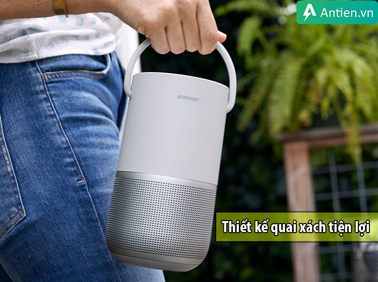 Bose Home Speaker Portable thiết kế nhỏ gọn, quai xách tiện lợi