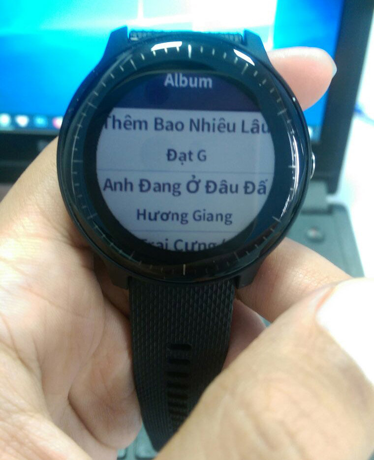 Các bài nhạc đã được chép lên đồng hồ